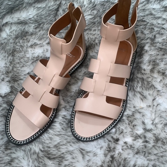 Givenchy D Chain Low Gladiator sandals 39.5 - Picture 2 of 7